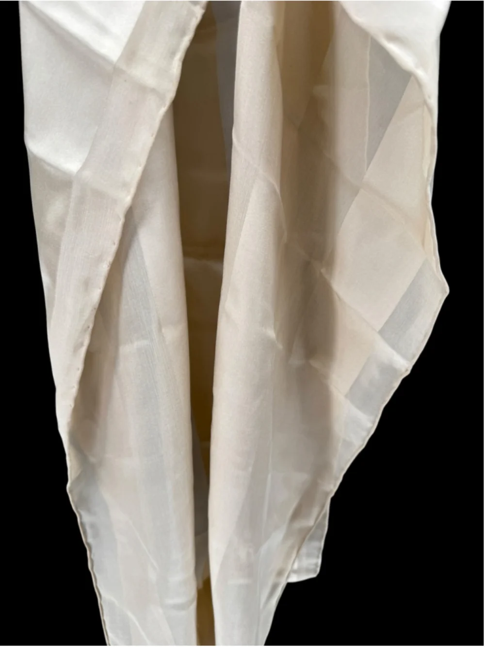 Women's Echo Silk Scarf One Size Beige